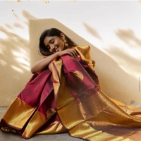 Soft Lichi Silk Saree 