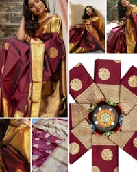 Soft Lichi Silk Saree 