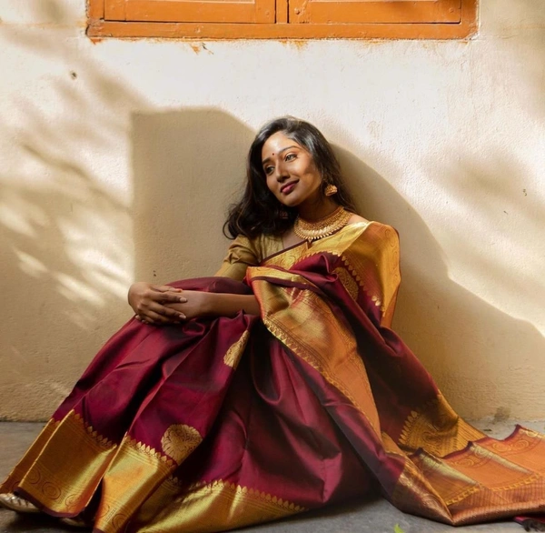 Soft Lichi Silk Saree 