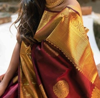 Soft Lichi Silk Saree 
