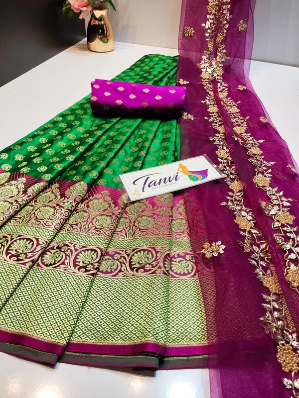 New Designs Available in Silk Lehenga