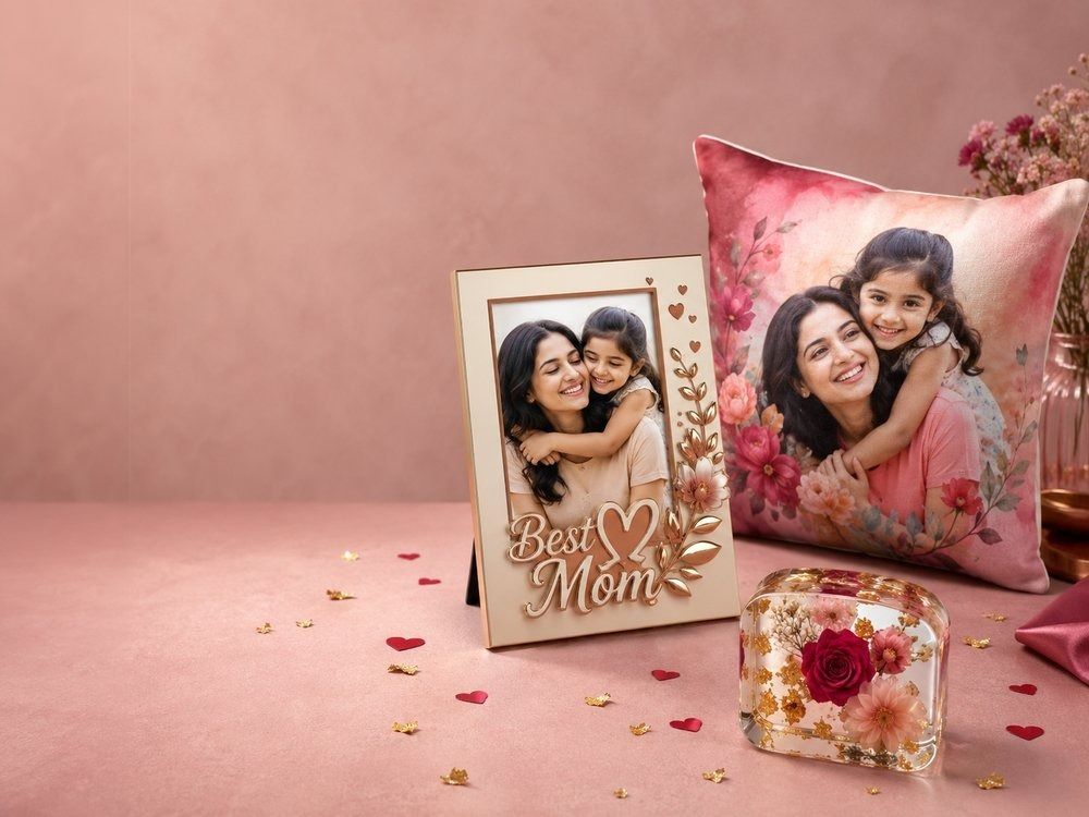 Personalised gifts for her — frames, cushions and keepsakes