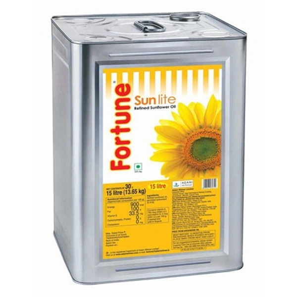 Fortune Sun Lite Sunflower Oil Tin