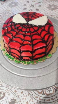 Spiderman Cake - Red