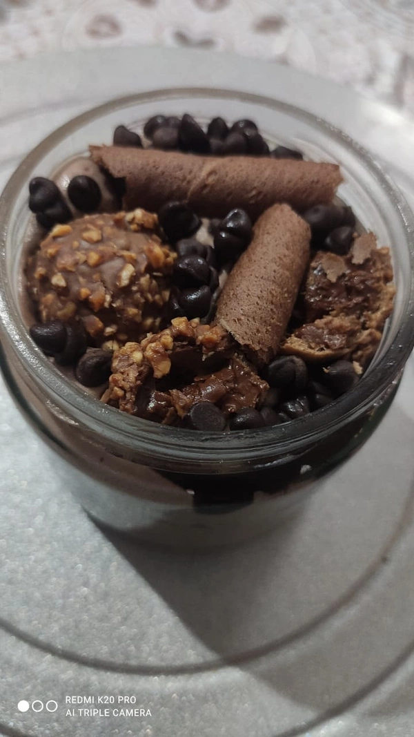 Chocolate Jar Cake - Chocolate