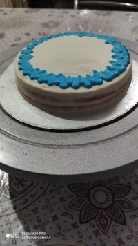 Special Sugar Free Cake - Blue and white.
