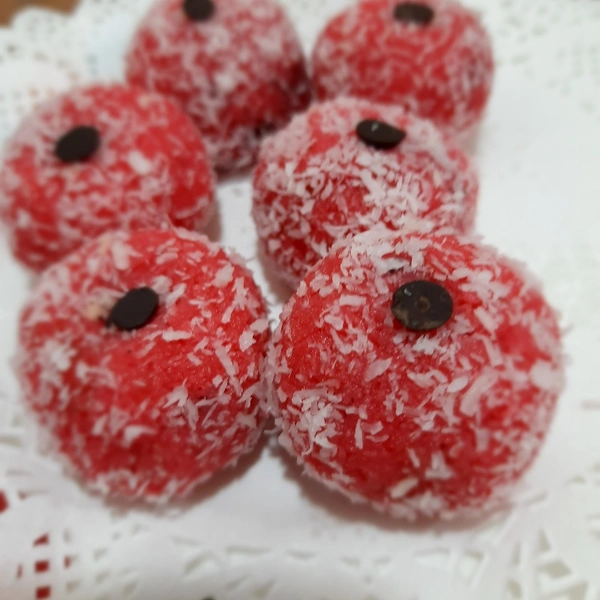 ROSE CHOCO LADDU - PINK, 250 gm