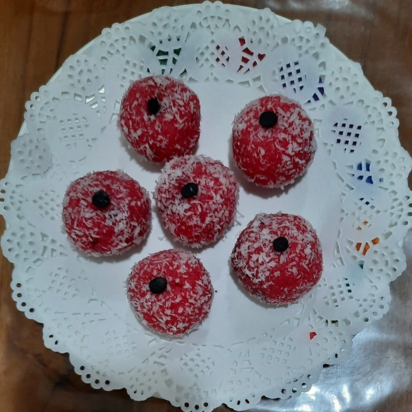 ROSE CHOCO LADDU - PINK, 250 gm
