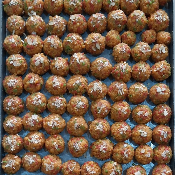 BUNDI LADDU - ORANGE-YELLOW, 1.00 kg