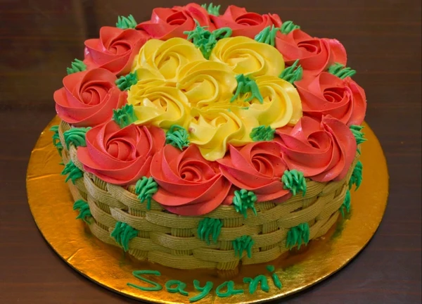 Flower Basket Cake - 2 pound