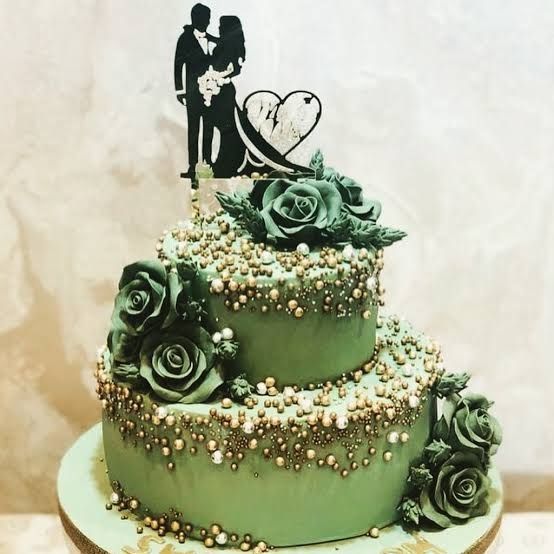 Bride and Groom Engagement Cake – Cakes All The Way