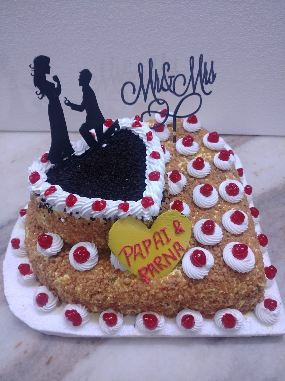 Engagement Wish You Best Cake Couple Name And Photo Edit | Wels