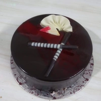 Extravagant Chocolate Fresh Cream Cake - 2 Pound