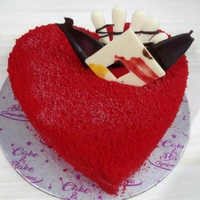Designer Fresh Cream Cake - 1 Pound