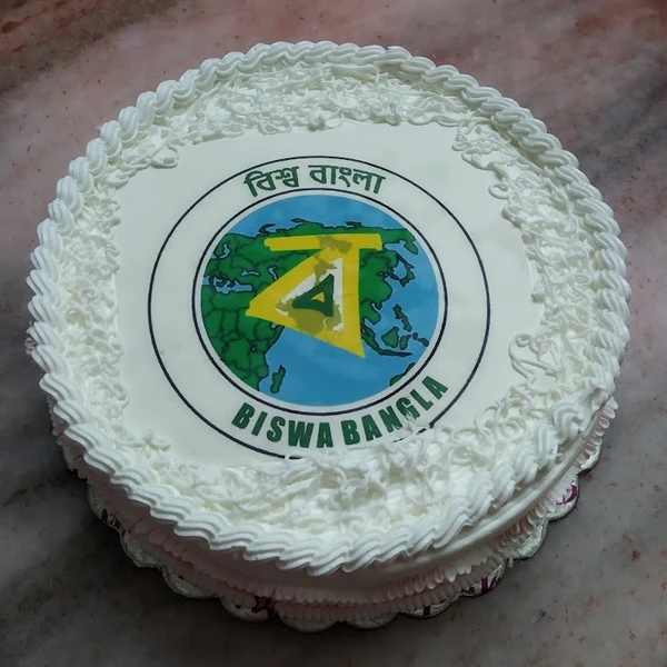 Biswa Bangla Theme Cake - 1 Pound