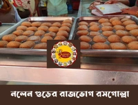 নলেন গুড়ের রাজভোগ রসগোল্লা (Nalen Gur Rajbhog Rasogolla)