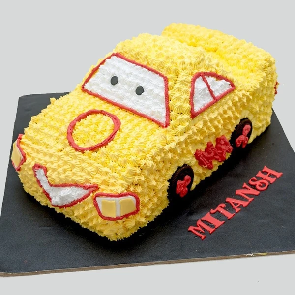 Car Theme Cake - 3 Pound