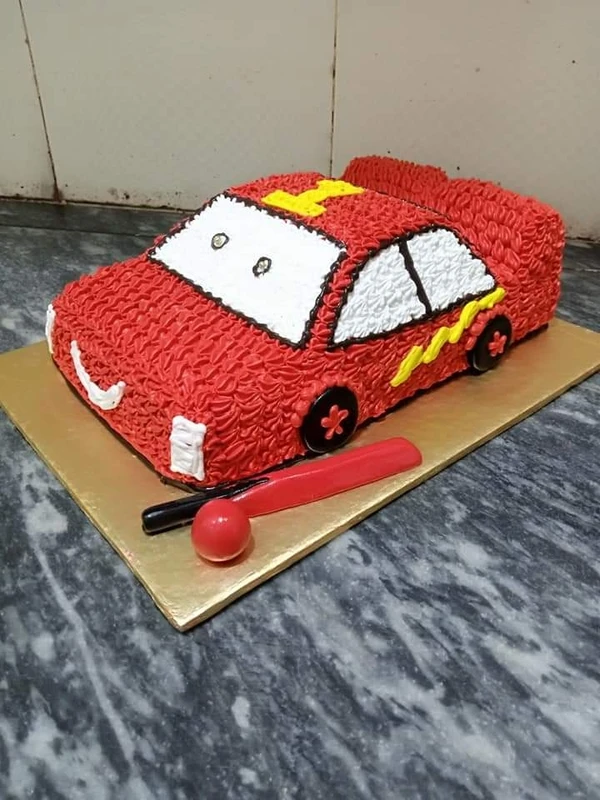 Car Theme Cake - 3 Pound