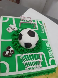 Football Theme Cake - 3 Pound