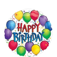 Happy Birthday Balloons 4 Pieces