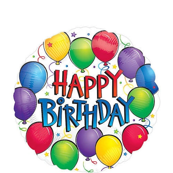 Happy Birthday Balloons 4 Pieces
