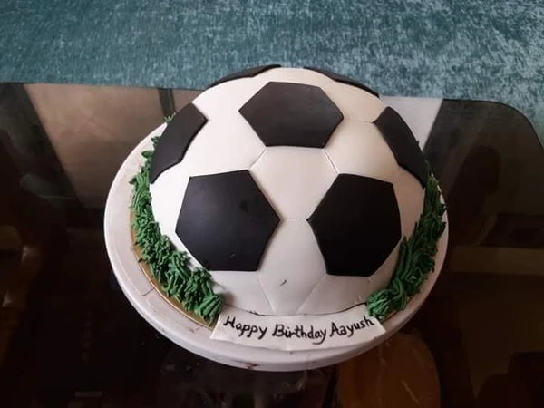 Football Theme Cake - 3 Pound