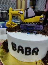Buldozer Theme Cake - 2.5 Pound