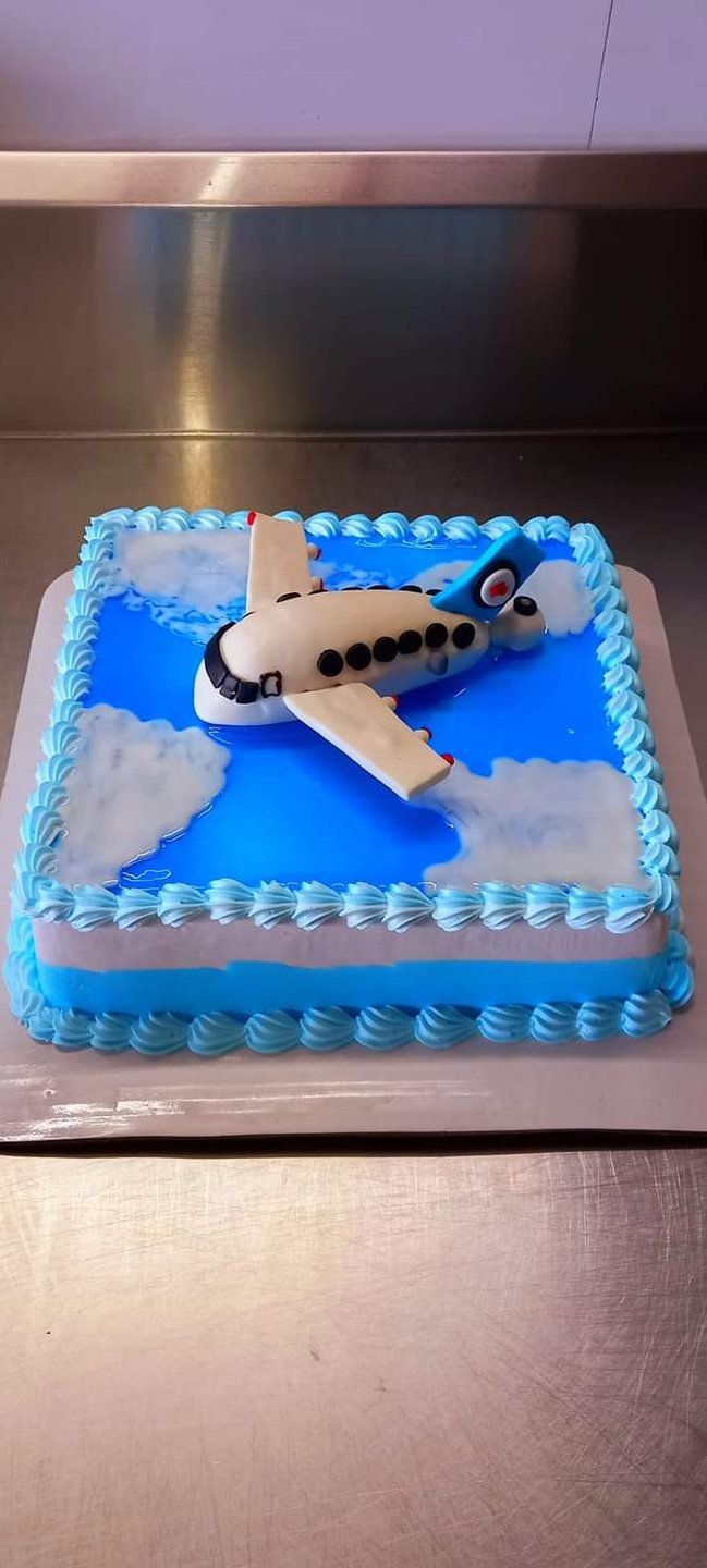 Buy Airplane Cake Topper Aeroplane Aero Plane Age Number Clouds Sky Force  Decoration Fondant Icing Sugar Craft Pilot Air Plane Large 3D Online in  India - Etsy