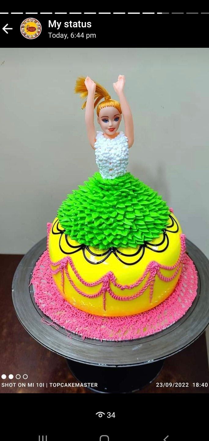 Order Bride To Be Floral Dress Fondant Cake Online, Price Rs.2650 |  FlowerAura