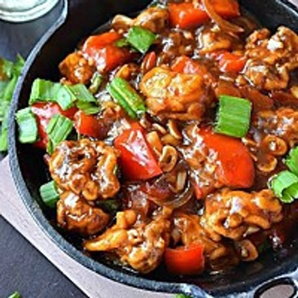 Mushroom Manchurian: Gravy