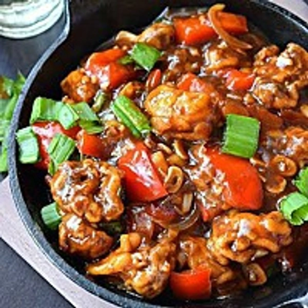 Mushroom Chilli: Gravy