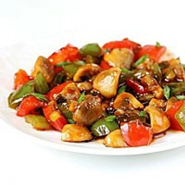 Mushroom Chilli: Dry