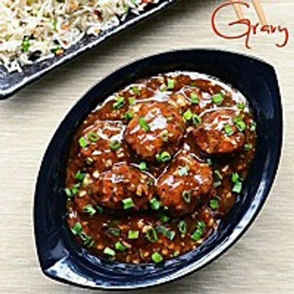Veg Manchurian: Gravy