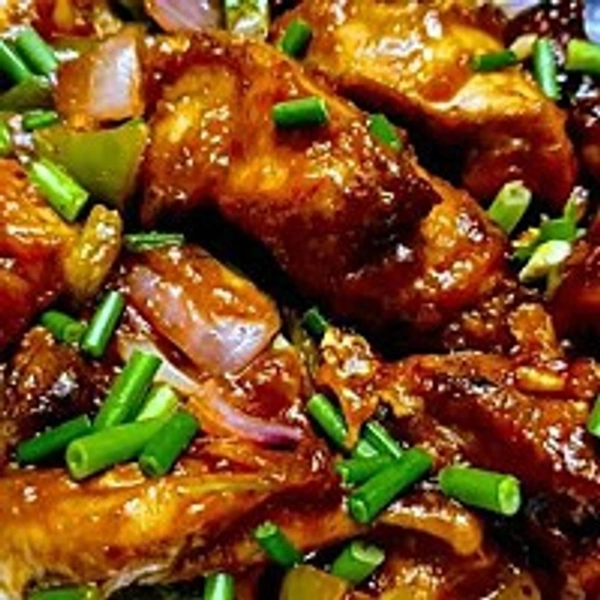 Sweet Garlic Chicken: Dry