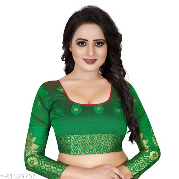 Xxx Fashion Feats elegant cotton silk saree - Orange