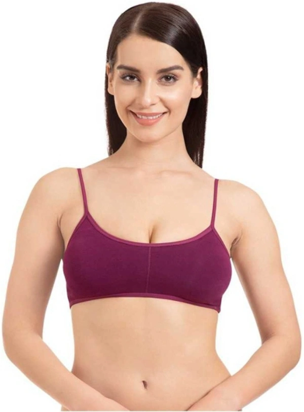 Women Bralette Lightly Padded Bra - Purple