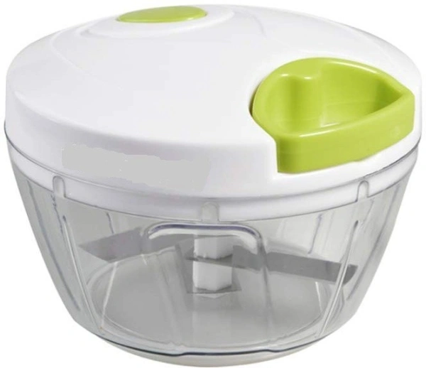 Large Vegetable Chopper with 3 Blades - White