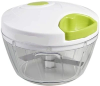 Large Vegetable Chopper with 3 Blades - White