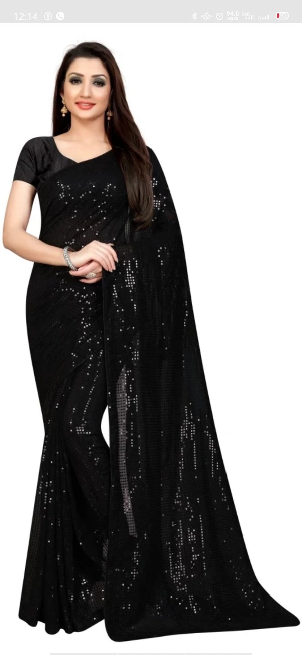 Trendy Alluring Sarees - Black