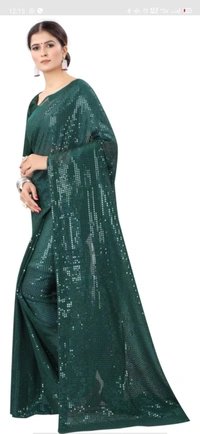 Trendy Alluring Sarees - Pine Green
