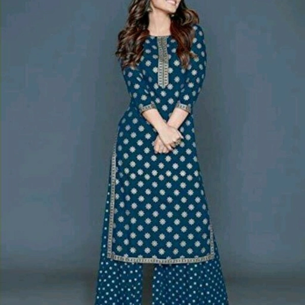 Jivika Fashionable Women Kurta Sets Pack Of 2 - Blue, S (Bust Size: 36 in, Shoulder Size: 11 in, Kurta Waist Size: 36 in, Kurta Hip Size: 36 in, Kurta Len