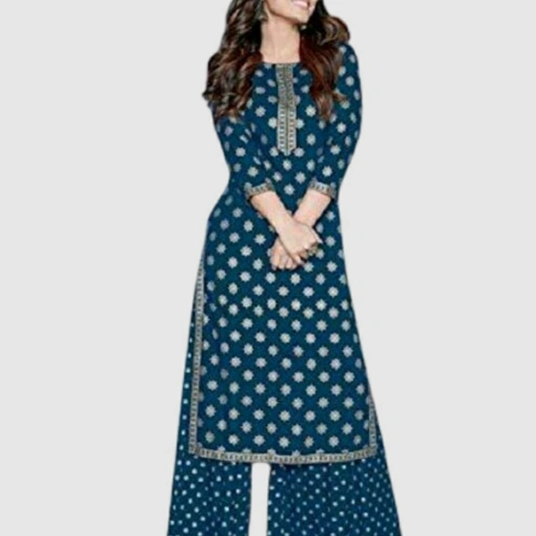 Jivika Fashionable Women Kurta Sets Pack Of 2 - B, L (Bust Size: 40 in, Shoulder Size: 11 in, Kurta Waist Size: 40 in, Kurta Hip Size: 40 in, Kurta Len