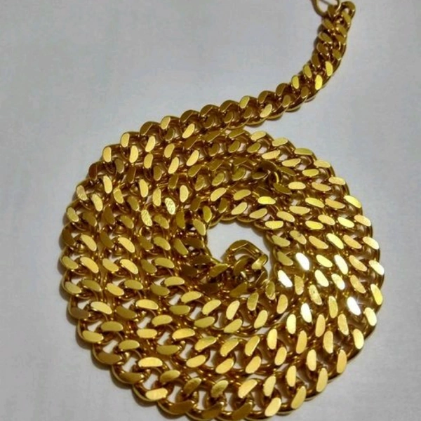 Brass Gold Plated Chain Material, Brass Embellishedwork Finishing, Gold Plated - Gold plated, Free size
