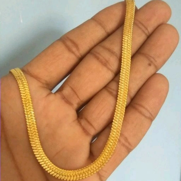 Brass Gold Plated Chain Material, Brass Embellishedwork Finishing, Gold Plated - Gold plated, Free Size