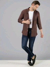 Trendy Modern Men Shirts In Box Line - Checked, S (Chest Size: 40 in, Length Size: 28 in)