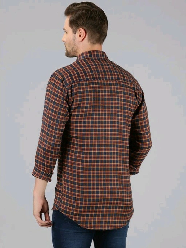 Trendy Modern Men Shirts In Box Line - Checked, S (Chest Size: 40 in, Length Size: 28 in)