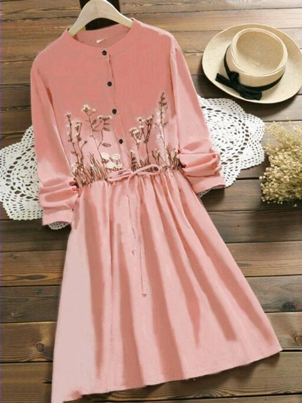 Women Tops & Tunics - Salmon, XL (Bust Size - 42 in ,  Length Size - 38 in)