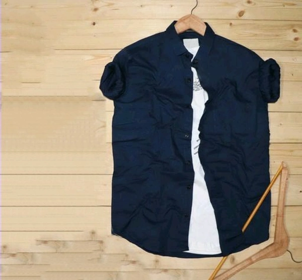Men Regular Fit  Casual Shirt - XL (Chest Size: 45 in, Length Size: 30 in), Blue