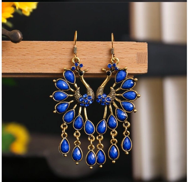 Peacock Style Earings