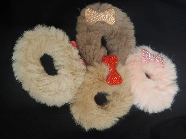 Fluffy Hairtie - Pack Of 4